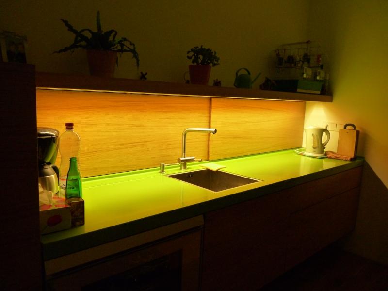 osvětlení kuchyňské linky